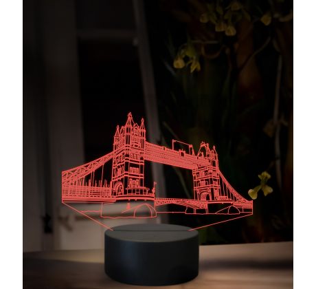 Beling 3D lampa, Vlastní návrh, 16 barevná B1Q2