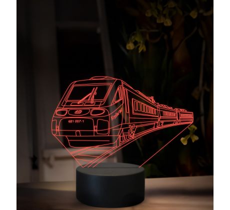 Beling 3D lampa, Vlastní návrh, 16 barevná B1Q5