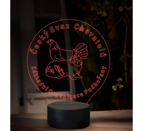 Beling 3D lampa, Vlastní návrh, 16 barevná B1Q6