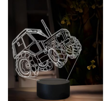 Beling 3D lampa, Zetor 7340, 16 barevná, TR6