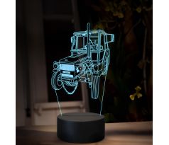 Beling 3D lampa, Traktor, 16 barevná, TR7