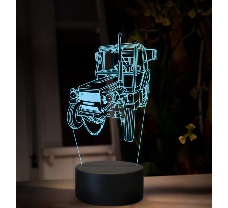 Beling 3D lampa, Traktor, 16 barevná, TR7