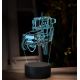 Beling 3D lampa, Traktor, 16 barevná, TR7
