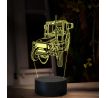 Beling 3D lampa, Traktor, 16 barevná, TR7