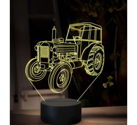 Beling 3D lampa, Zetor 50 super, 16 barevná, TR8