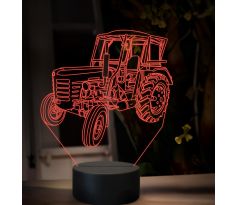 Beling 3D lampa, Zetor 3011 major, 16 barevná, TR9