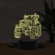 Beling 3D lampa, John Deere 6930, 16 barevná, TR38