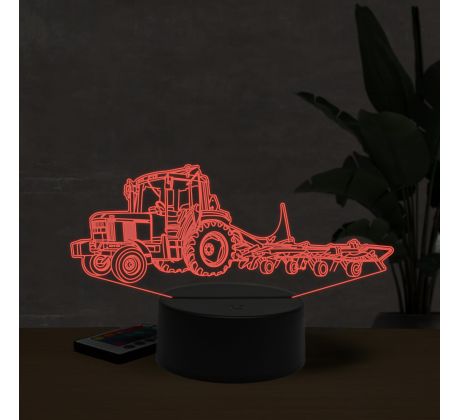 Beling 3D lampa, John Deere 6100 schudder, 16 barevná, TR42
