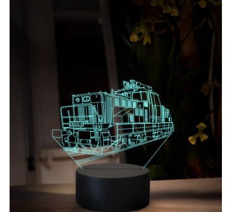 Beling 3D lampa, Elektrický rušeň 110, 16 barevná, SXR83