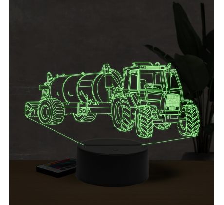 Beling 3D lampa, Fendt farmer 309 lsa with barrel, 16 barevná, TR47