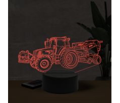 Beling 3D lampa, Fendt with bailer, 16 barevná, TR48