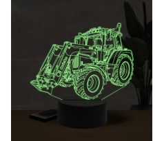 Beling 3D lampa, Fendt 412 front loader, 16 barevná, TR54