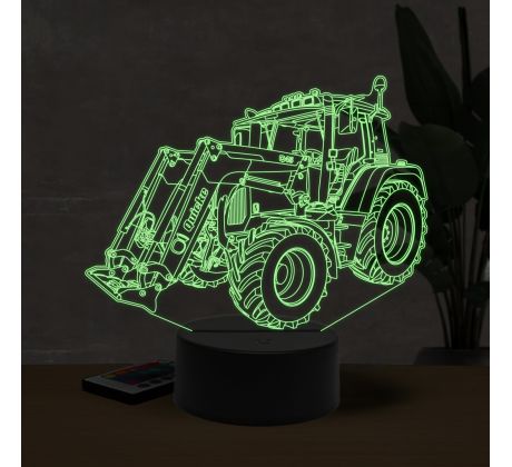 Beling 3D lampa, Fendt 412 front loader, 16 barevná, TR54