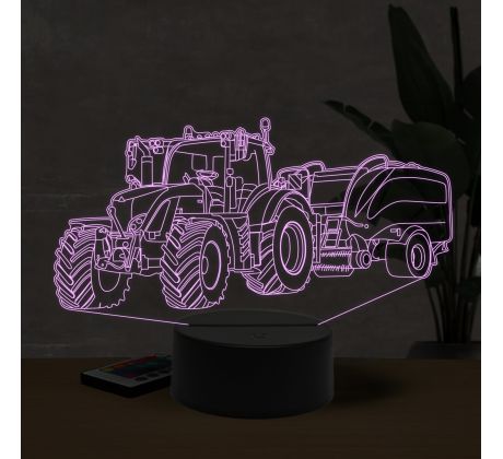 Beling 3D lampa, Fendt 720 bailer, 16 barevná, TR59