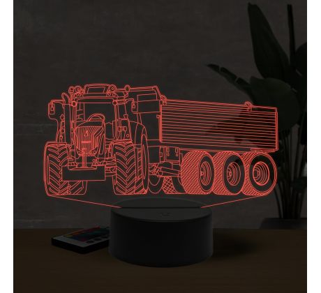 Beling 3D lampa, Fendt1050 with trailer, 16 barevná, TR62