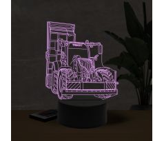 Beling 3D lampa, Fendt with open trailer, 16 barevná, TR66