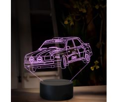 Beling 3D lampa, Škoda 130 rally, 16 barevná, SA02
