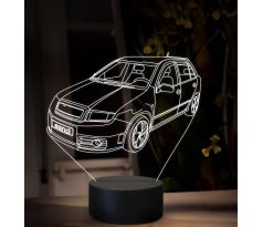 Beling 3D lampa, Škoda Fabia, 16 barevná, SA03