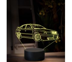 Beling 3D lampa, Škoda Octavia, 16 barevná, SA06