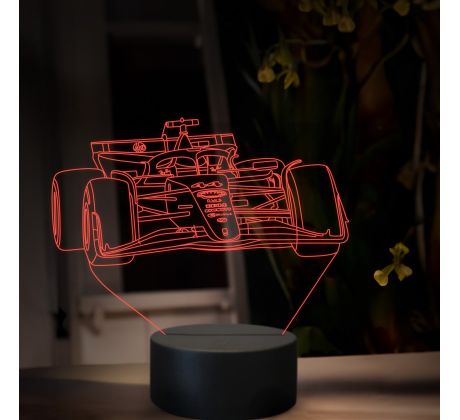 Beling 3D lampa, Lewis Hamilton Ferrari 2025, 16 Barevná, FF36
