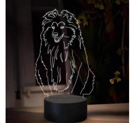 Beling 3D lampa, Kolia, 16 barevná, PS34