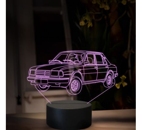 Beling 3D lampa, Škoda 125, 16 barevná, SA10