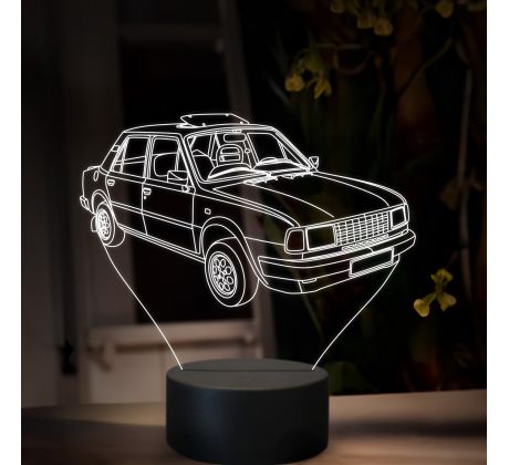 Beling 3D lampa, Škoda 130 gl, 16 barevná, SA11