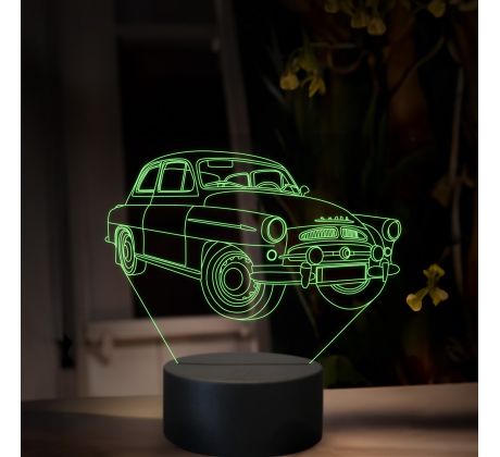 Beling 3D lampa, Škoda 440 Спартак, 16 barevná, SA15