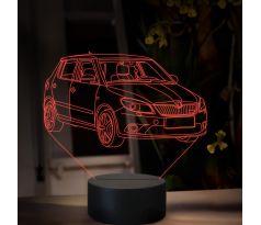 Beling 3D lampa, Škoda Fabia RS, 16 barevná, SA16