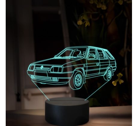 Beling 3D lampa, Škoda Forman, 16 barevná, SA18