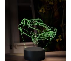 Beling 3D lampa, Škoda Octavia 1959, 16 barevná, SA19