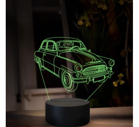 Beling 3D lampa, Škoda Octavia 1959, 16 barevná, SA19