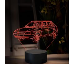 Beling 3D lampa, Škoda Favorit, 16 barevná, SA24