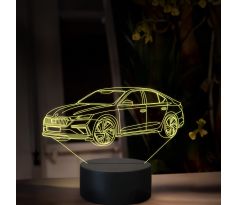 Beling 3D lampa, Škoda Octavia RS, 16 barevná, SA25