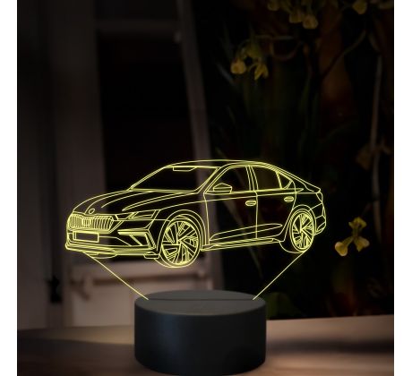 Beling 3D lampa, Škoda Octavia RS, 16 barevná, SA25